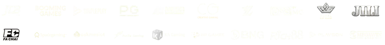 GBET MAX collection of top game providers logos showcasing popular online casino games